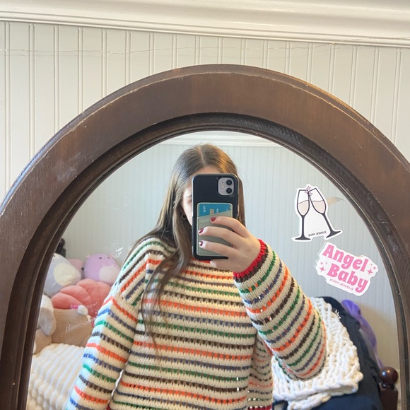 Striped Multicolor Sweater - Picture 1 of 4